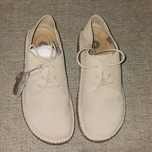 Birkenstock Men's Cream Loafers